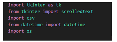 Functioned used in the chatbot
